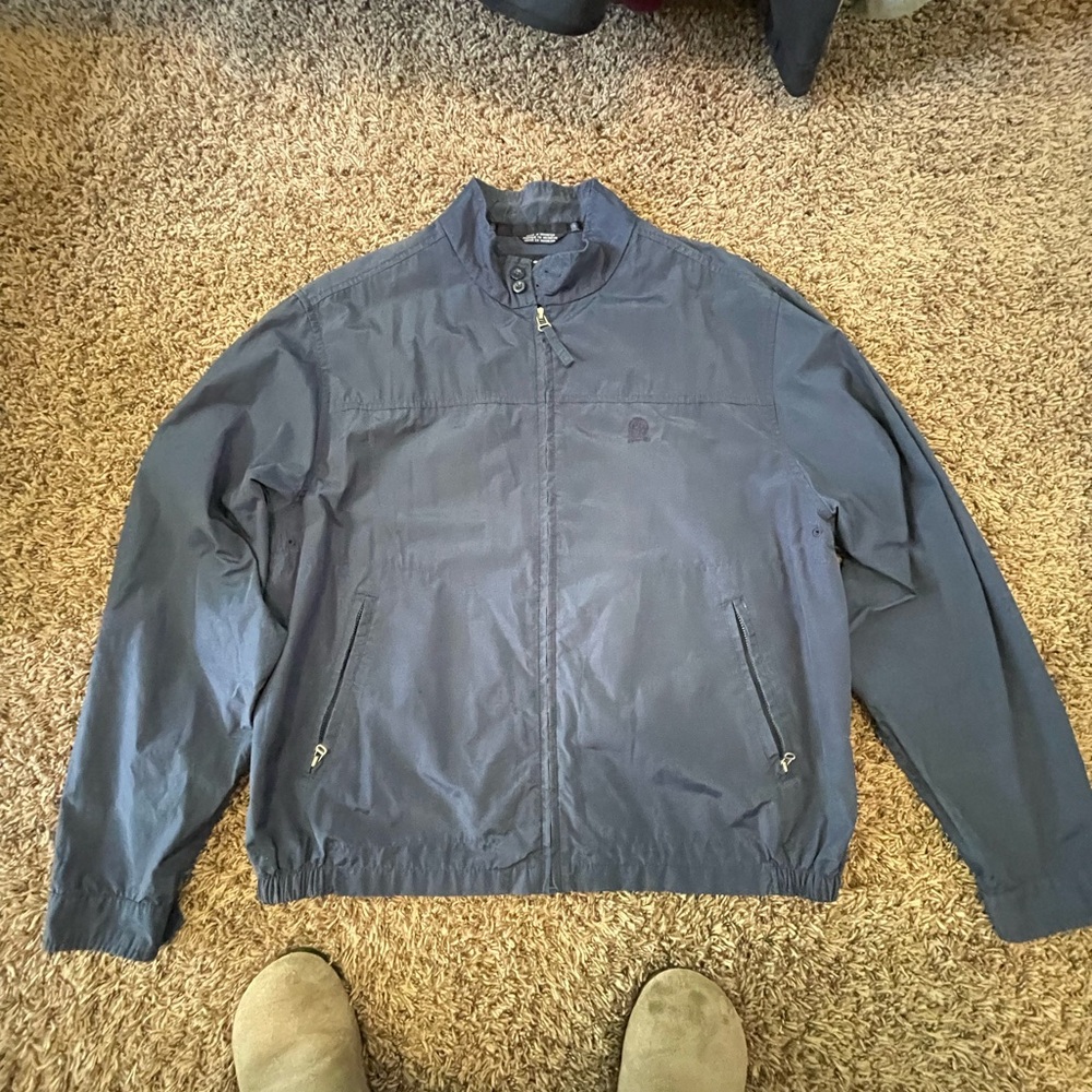 Tommy Hilfiger Navy Windbreaker Jacket